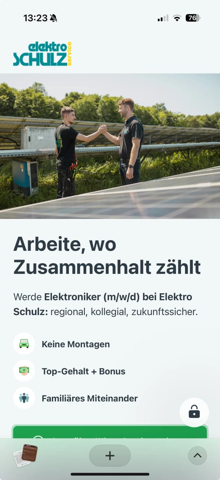 Karriereseite für Elektro Schulz